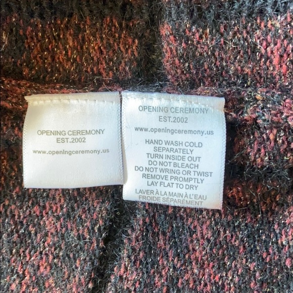 OPENING CEREMONY KNITS wool blend cardigan - Picture 4 of 5